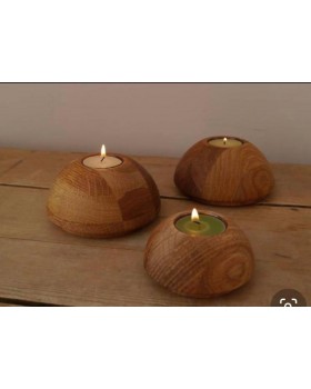 Wooden Candle Tea Light Holder